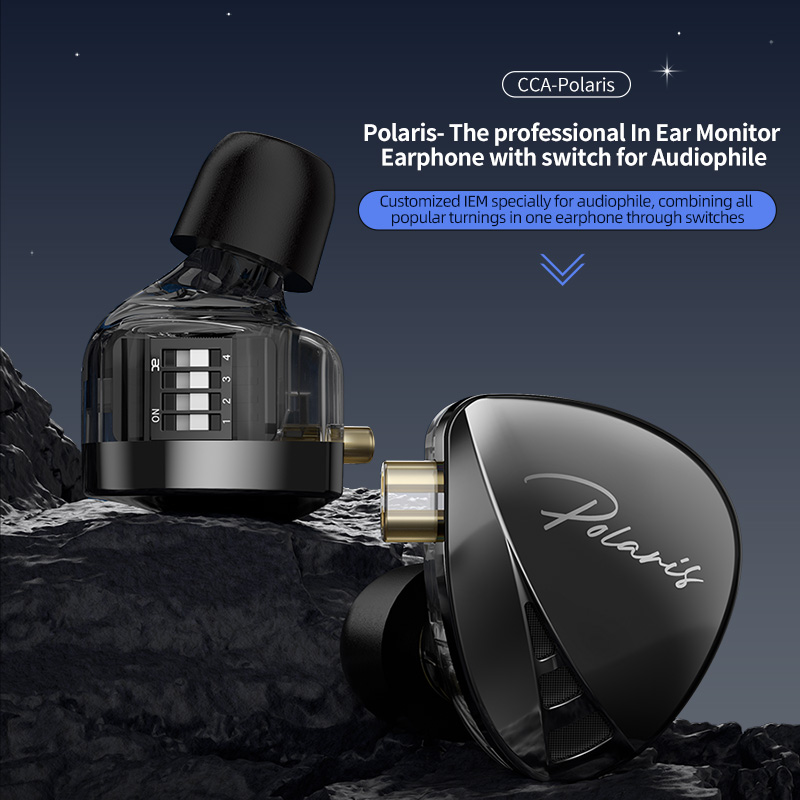 Sports Earphone Hook - Наушники CCA Polaris, Hi-Fi наушники-вкладыши с