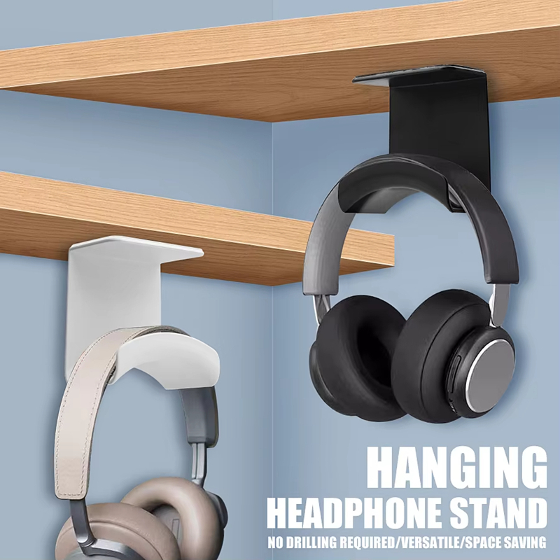 Headphone Stand Desk - Универсальная подставка для наушников, клейкая пластиковая