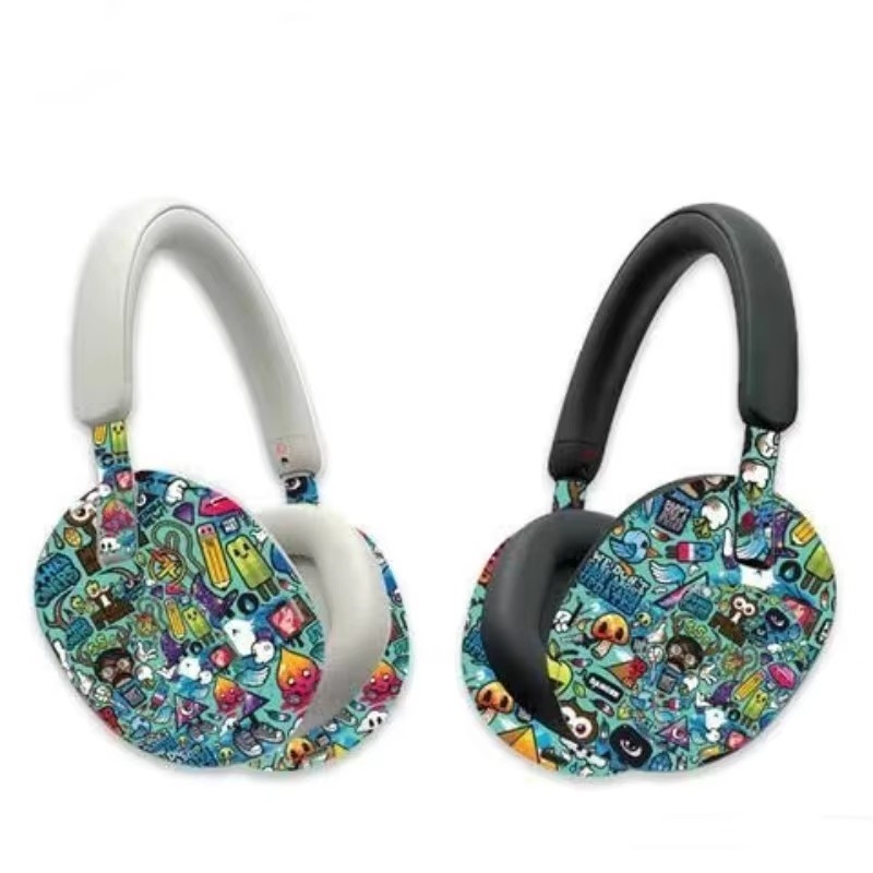 Sony Headphone Wh-1000Xm5 - Красочный виниловый стикер-наклейка для беспроводных наушников