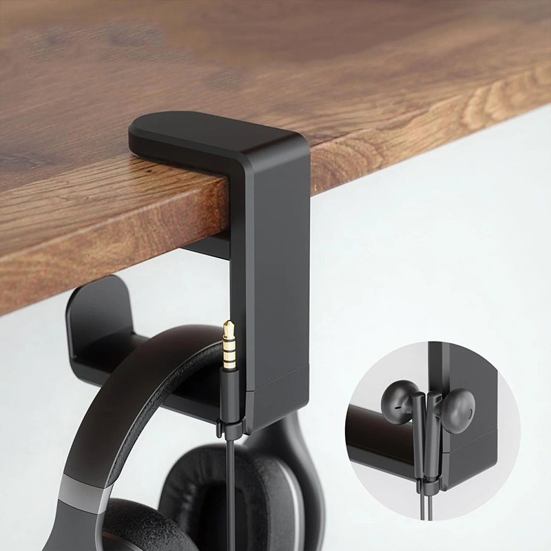 Headphone Stand Desk - Универсальный настольный компьютер 360 ° Вращающаяся