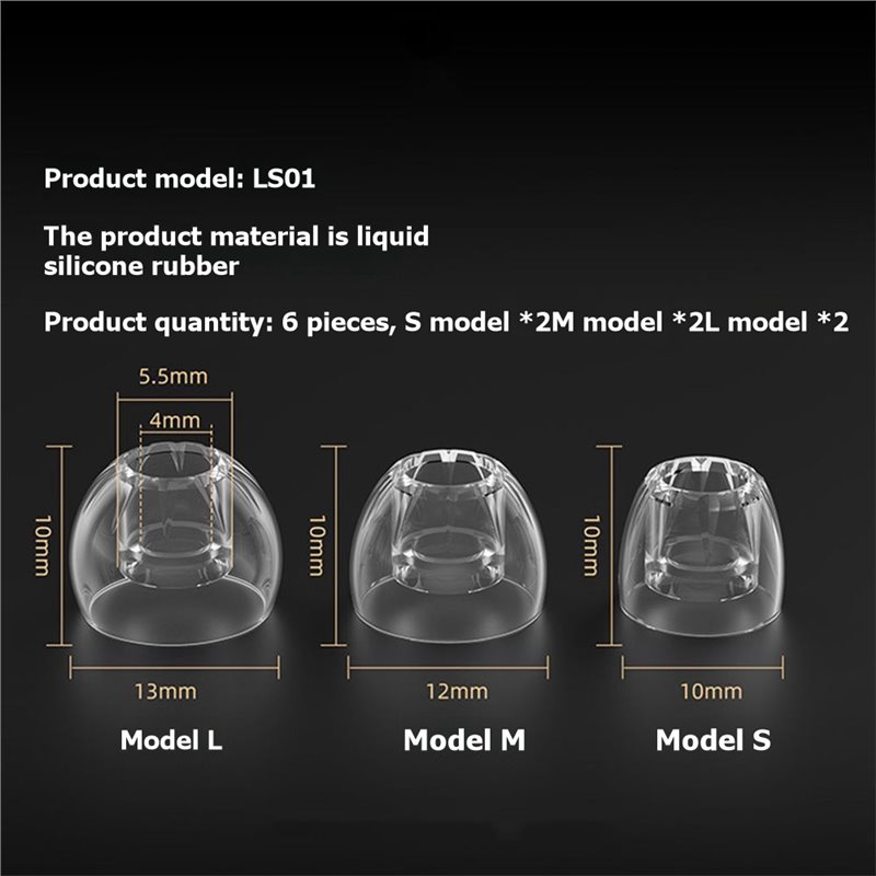 Силиконовые амбушюры A23F для  – обзор и цена Silicone Ear Tip Replacement