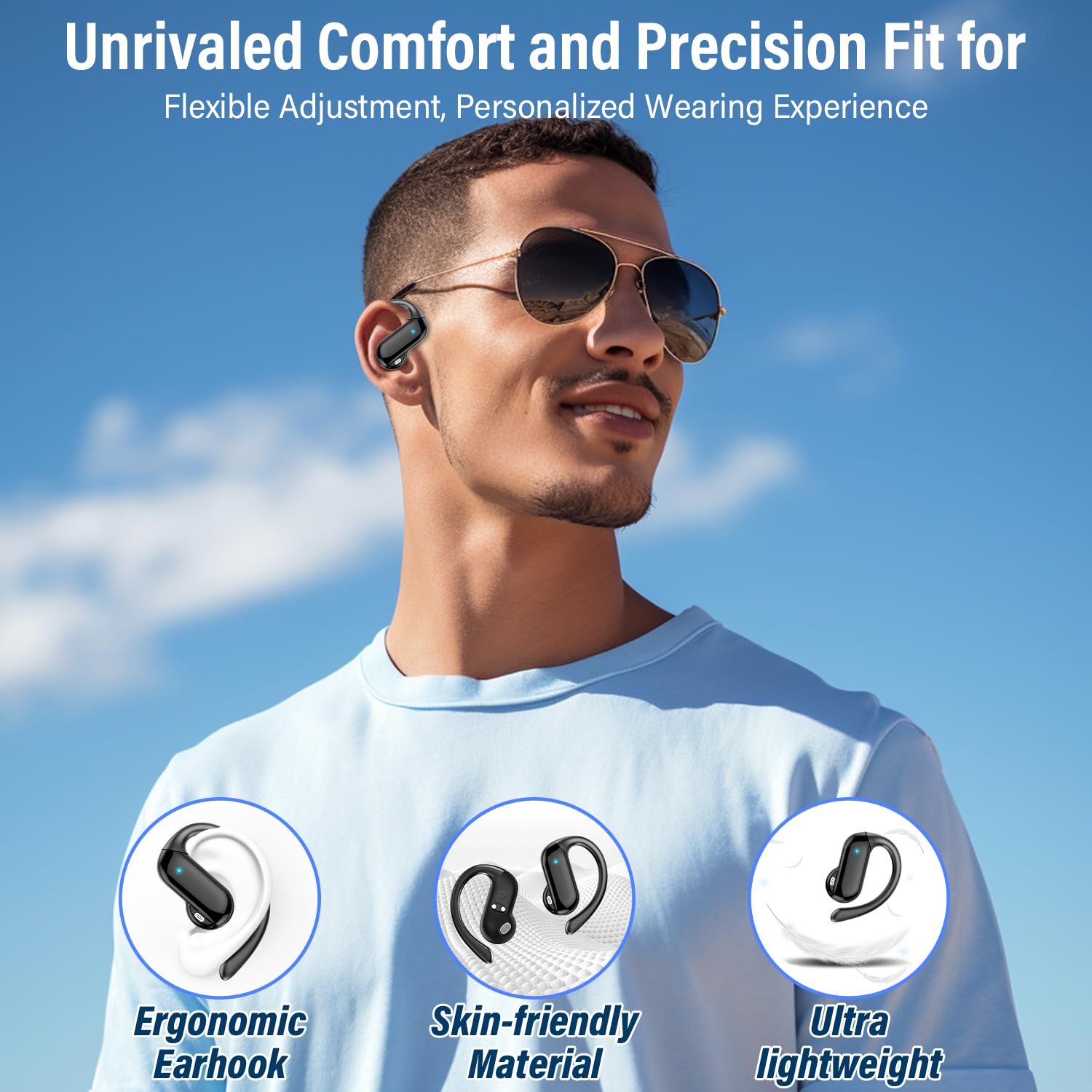 Беспроводные наушники-вкладыши – обзор и цена Sports Earphone Hook