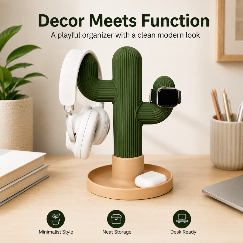 Минималистичная подставка для  – обзор и цена Headphone Stand Desk