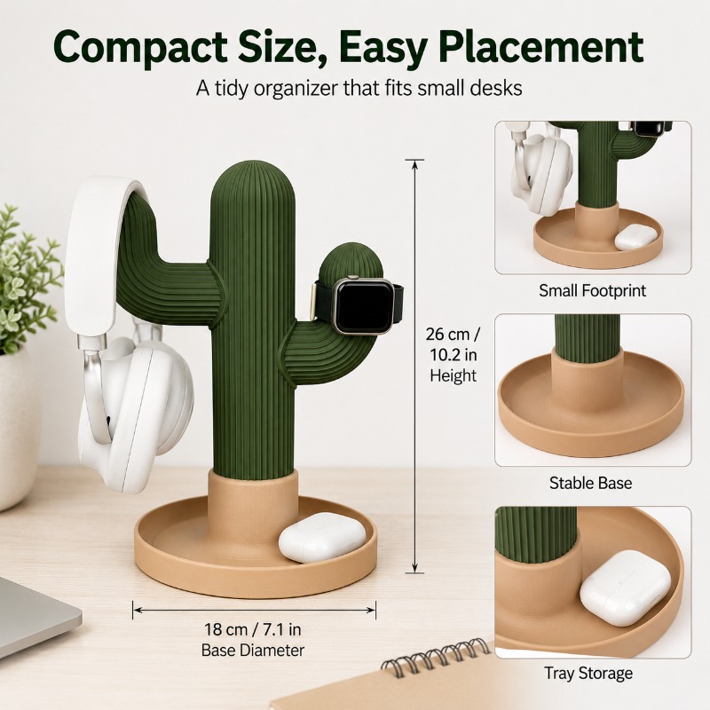 Минималистичная подставка для  – обзор и цена Headphone Stand Desk